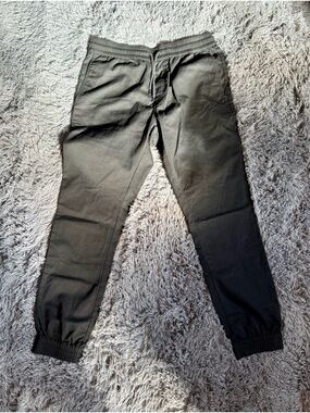 Volcom Men's Black Elastic Cuff Joggers